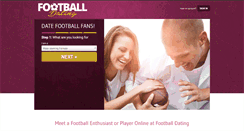 Desktop Screenshot of footballdating.com