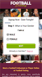 Mobile Screenshot of footballdating.com